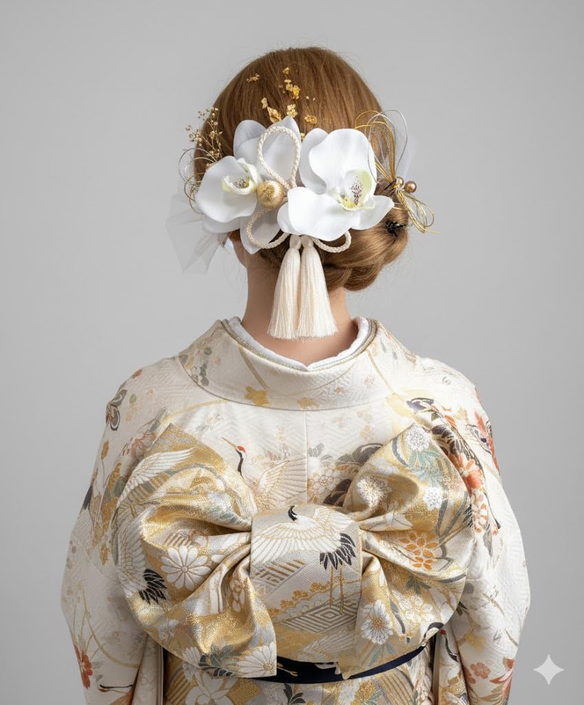 Amazon.co.jp: 【日本製 髪飾り セット】成人式・振袖・結婚式・卒業式